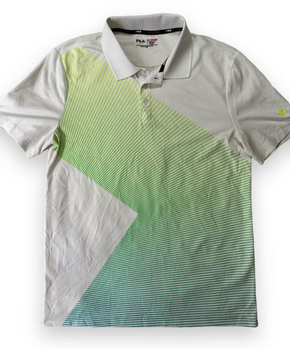 Men’s Fila Sport Breathable Golf Polo Shirt Size Small